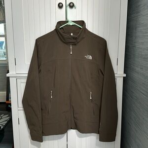 The North Face Taupe TNF APEX Full Zip Jacket